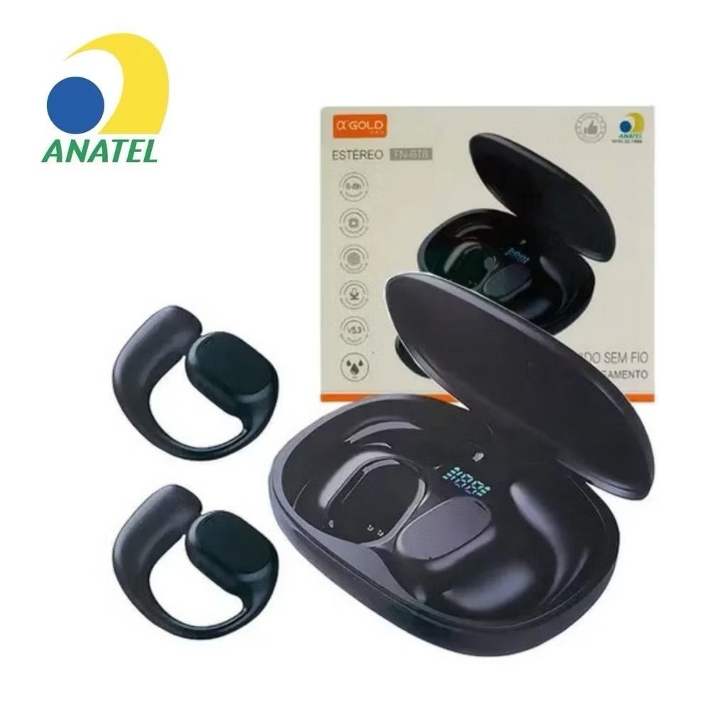 FONE DE OUVIDO  A'GOLD BLUETOOTH SEM FIO  FN-BT8