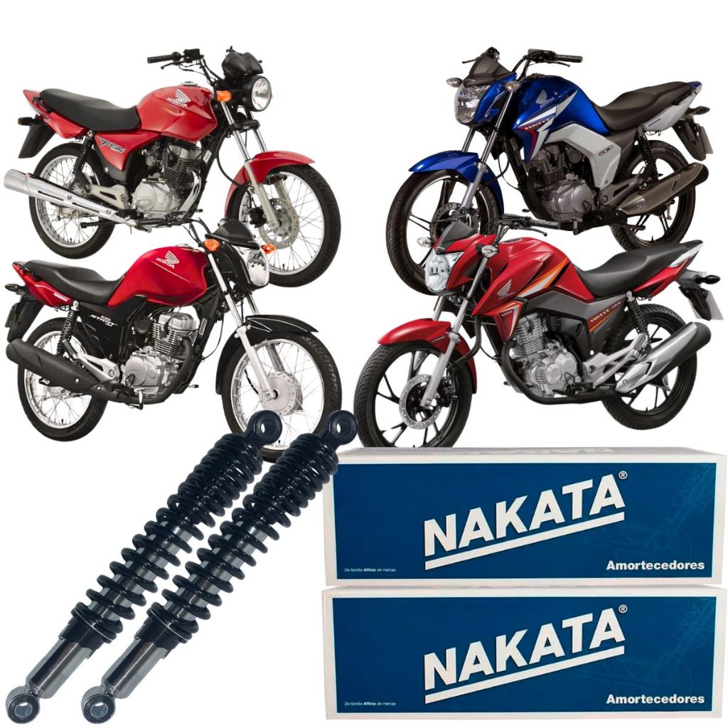 Amortecedor Suspensão Traseira Cg 150 160 Fan Titan Star em Oferta na Shopee