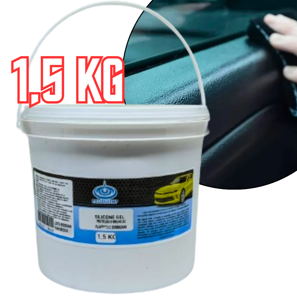 Silicone Carro Perfumado 1,5kg Plastico Borracha Painel