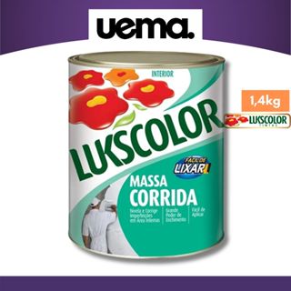 Massa Corrida PVA Interior 1/4 1,4kg Paredes e Tetos Lukscolor em Oferta na Shopee