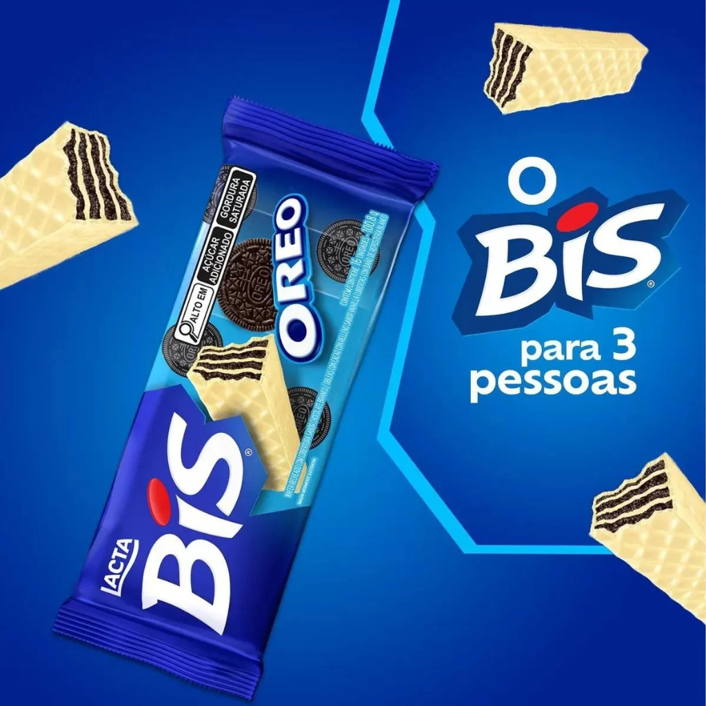Chocolate Wafer Bis Oreo C/16 Unidades lacta · foto 2