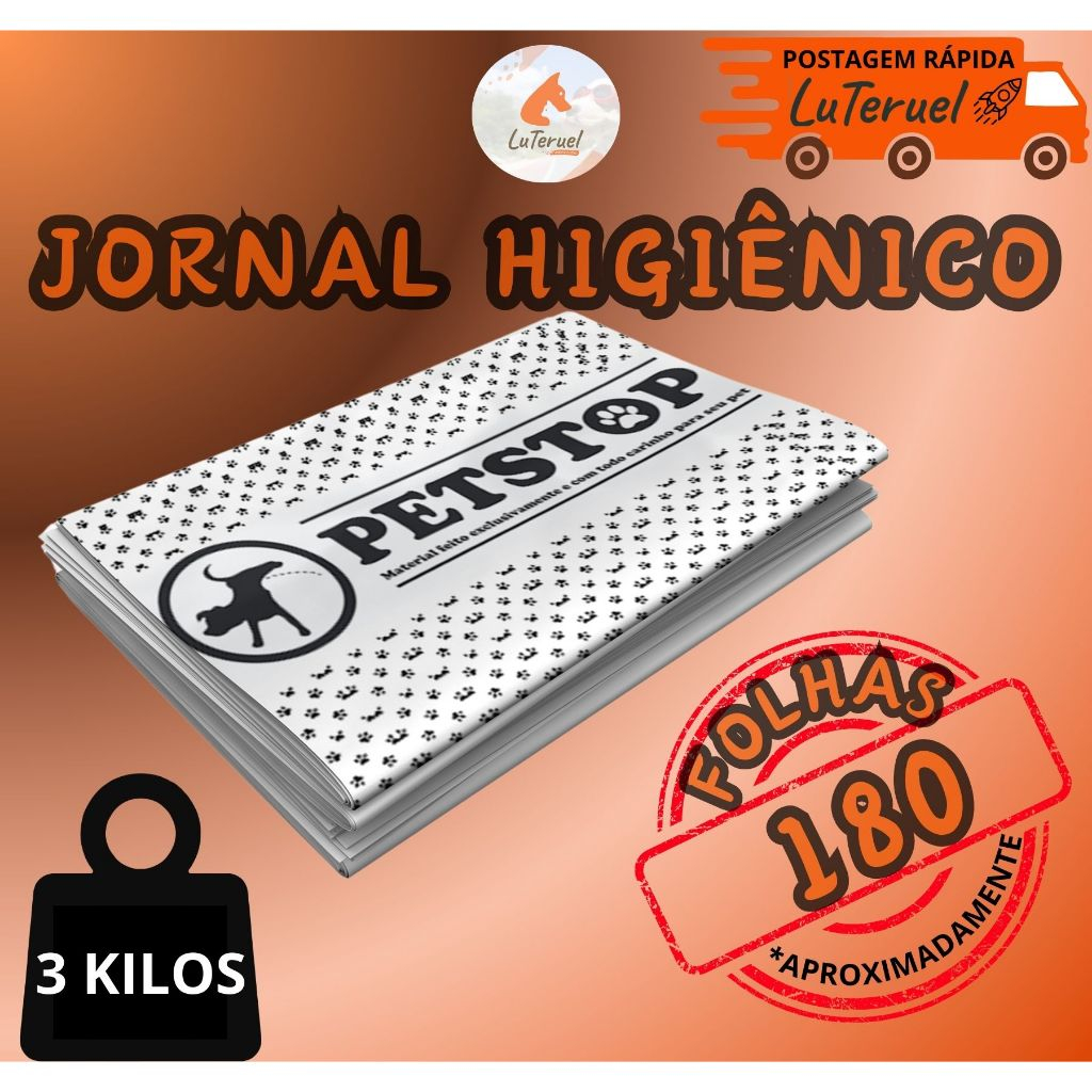 Jornal/Tapete Higiênico Pet 3 kg