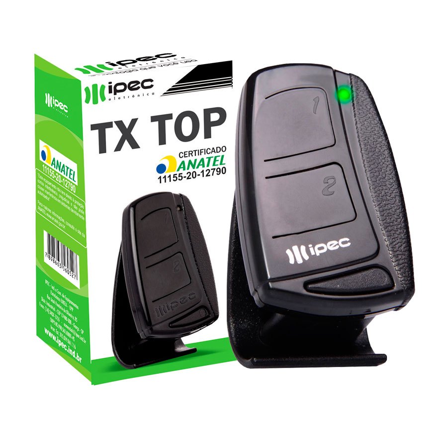 Controle de Alarme Controle de Portão Saw 433mhz TxTop IPEC Original