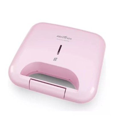 Sanduicheira Rosa Britânia 750W BGR05RS Antiaderente