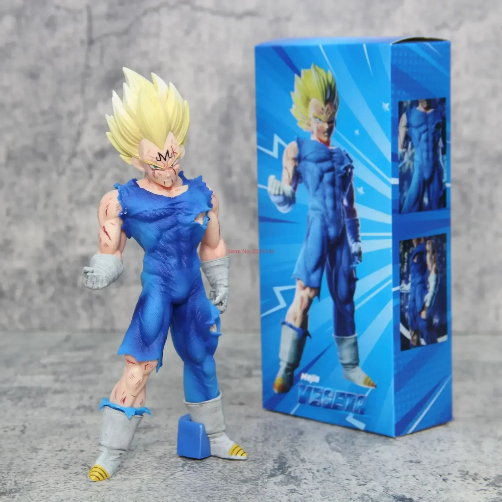 Action Figure Dragon Ball Majin Vegeta Boneco Colecionável PVC 20cm Anime Decorativo