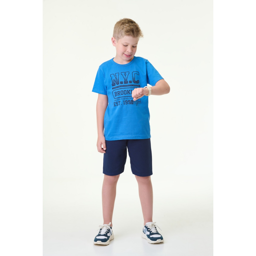 Conjunto Infantil Masculino N.Y.C Tam 1 ao 14 anos