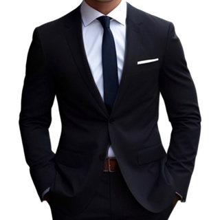 Terno Slim Masculino Executivo De Luxo (Blazer + Calça) Alto Padrão - Envio Imediato em Oferta na Shopee