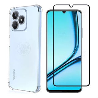 KIt Pelicula Vidro 3D Realme Note 50 / Realme C53 + Capa Anti Shock Capinha em Oferta na Shopee
