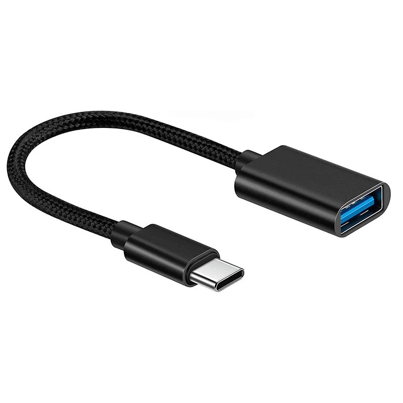 Cabo Adaptador OTG USB para Tipo C Mouse Teclado Pendrive 3.0 + Brinde