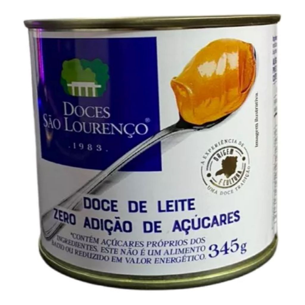 DOCE DE LEITE ZERO AÇUCAR 345G SÃO LOURENÇO