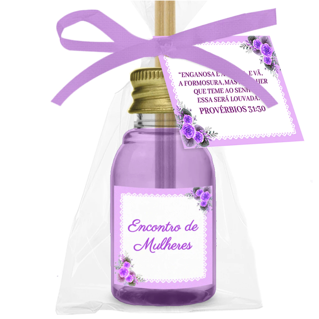 Kit 50 ou 40 Aromatizador Lembrancinha Igreja Tema Encontro Chá de Mulheres Virtuosa Culto em Oferta na Shopee