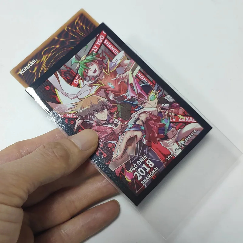 100 Protetores Sleeve Shields Card Yu Gi Oh Munchikin Citadels Summoner Wars 6x9cm Yugioh | Produto Nacional