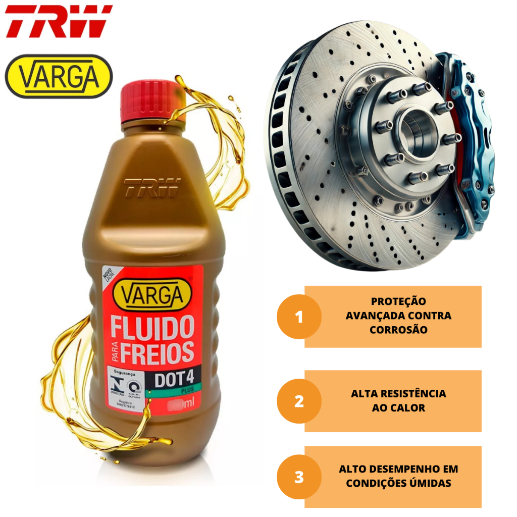 Óleo Fluido de Freio Varga TRW Dot 4 200ml