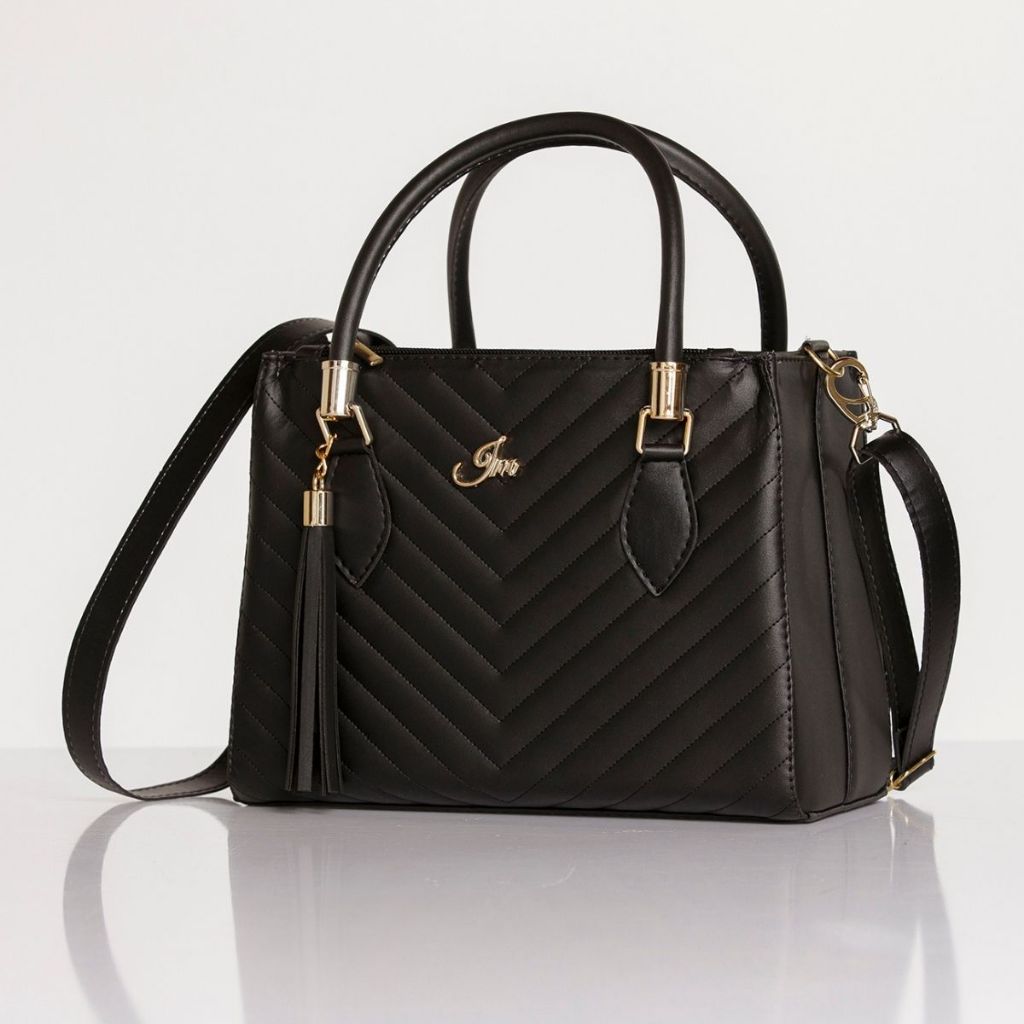 Bolsa Feminina Lorena Média de Mão e Alça Transversal Moderna em Oferta na Shopee