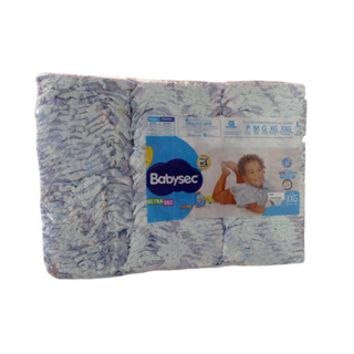 Pacotão de 100  fraldas Babysec Ultrasec P(até 6kg) M(5-9,5kg) G(8,5-12kg) XG(11-14kg) XXG(mais de 13kg) em Oferta na Shopee
