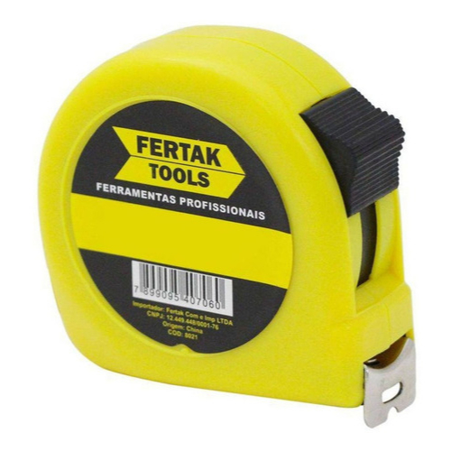 Trena De Aço  Com Trava Pedreiro 3m e 5m - Fertak