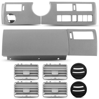 Jogo Acabamento Moldura Painel Difusor Tela Saída Ar Gol Saveiro Parati G3 1999 á 2005 Cinza Flanel em Oferta na Shopee