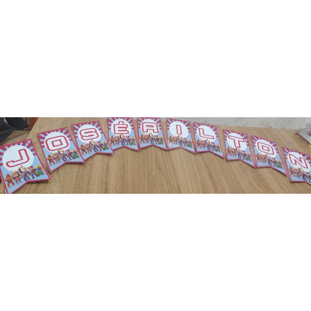 Bandeirola personalizada Roblox