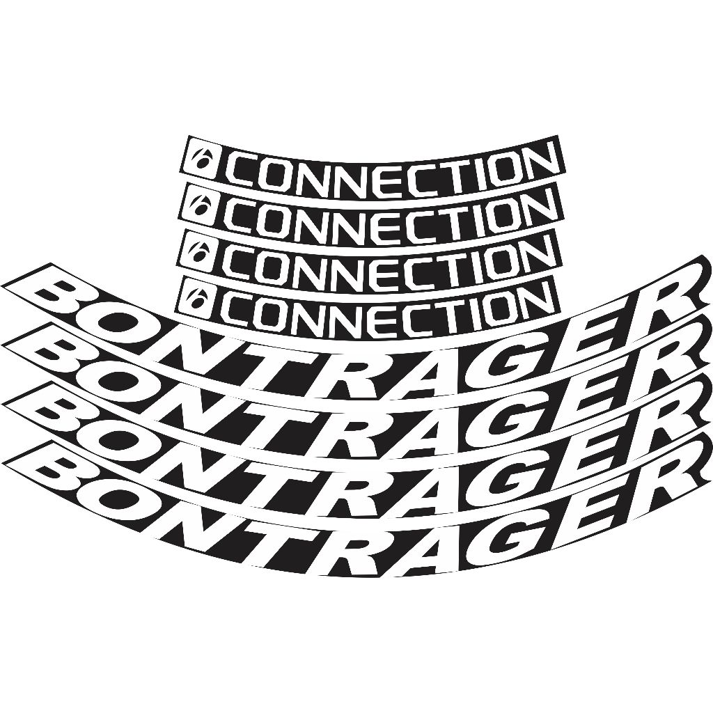 08 adesivos compatível Roda 29 MTB  BONTRAGER CONNECTION