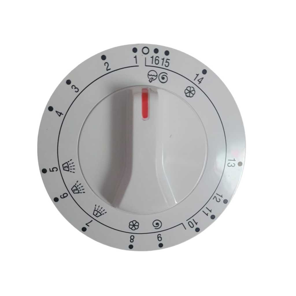 Botão Manipulo Timer Lavadora Bosch 16 Programas 186441