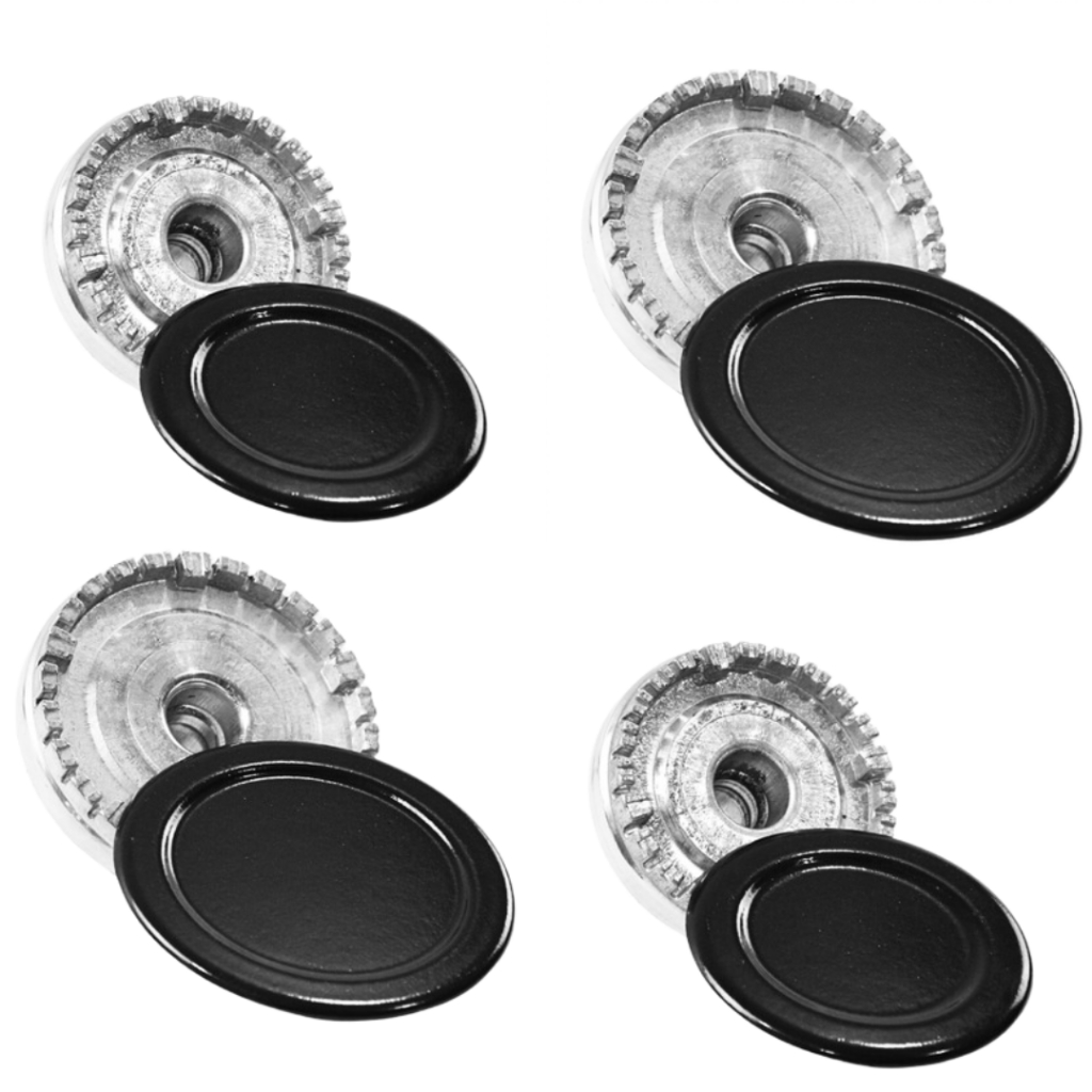 Kit Bocas Fogão Esmaltec Jade Glass 4 Bocas 4091