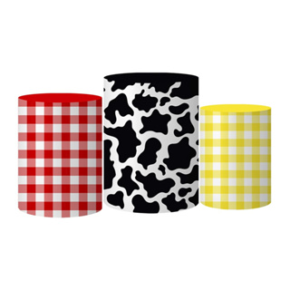 Trio Capas Cilindro Tema Fazenda Veste Fácil C/ Elástico em Oferta na Shopee