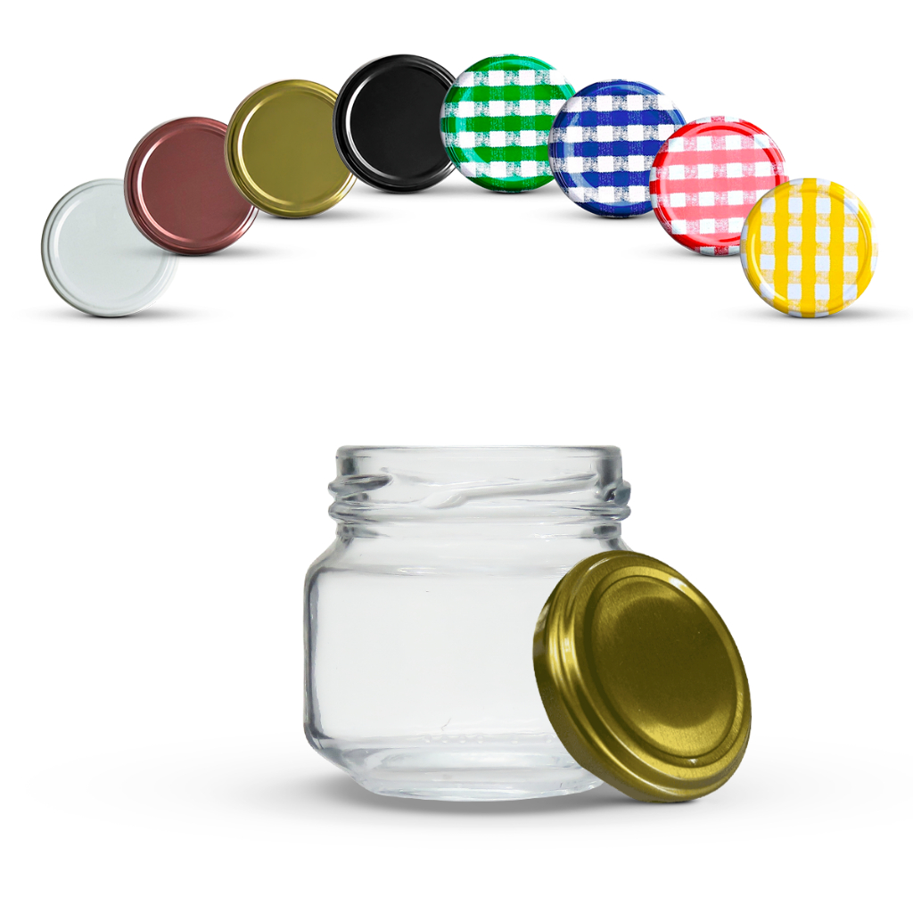 24 Potes Papinha 120ml Com Tampa Metálica em Oferta na Shopee