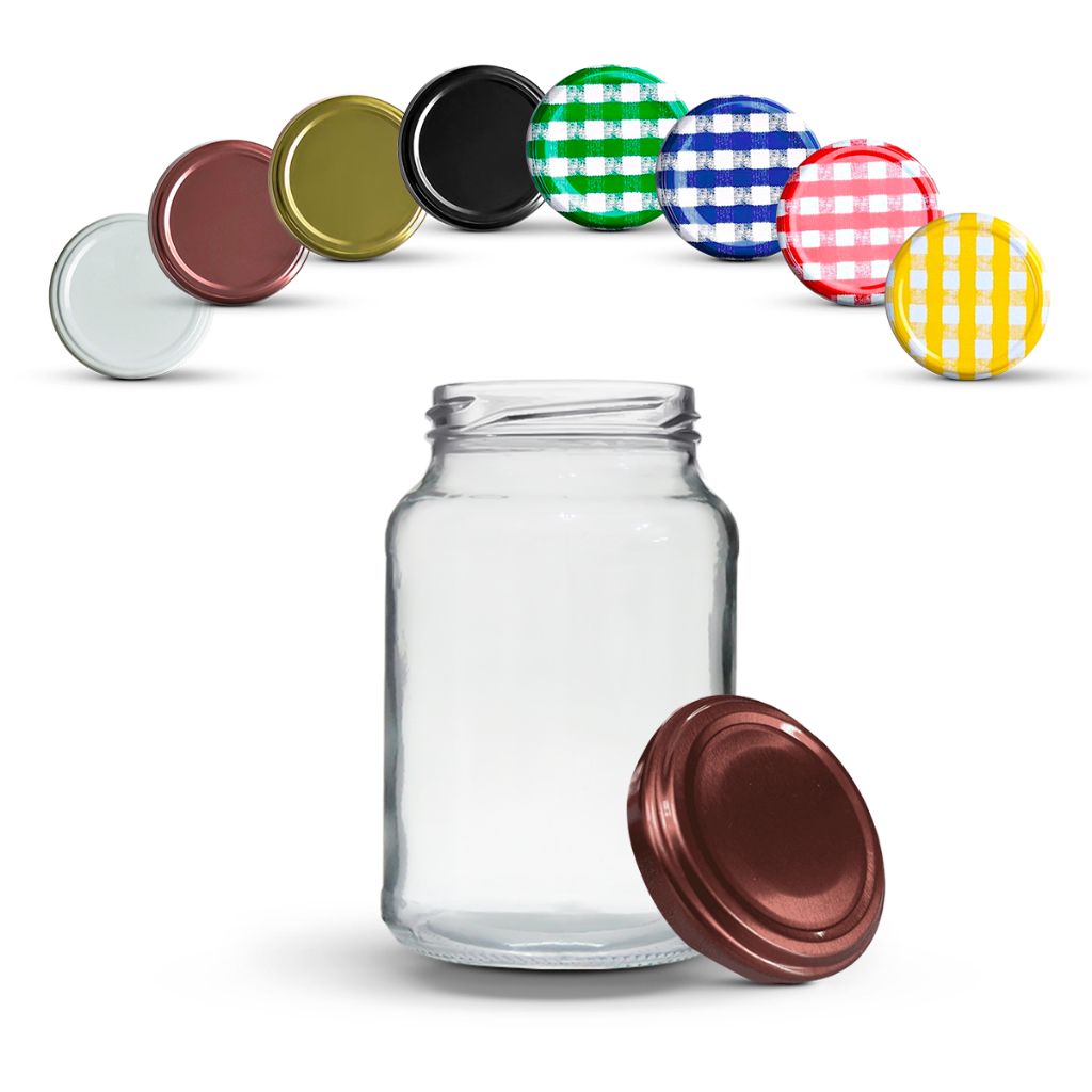 15 Potes De Vidro Conserva 600ml C/ Tampas Metálicas E Lacre em Oferta na Shopee
