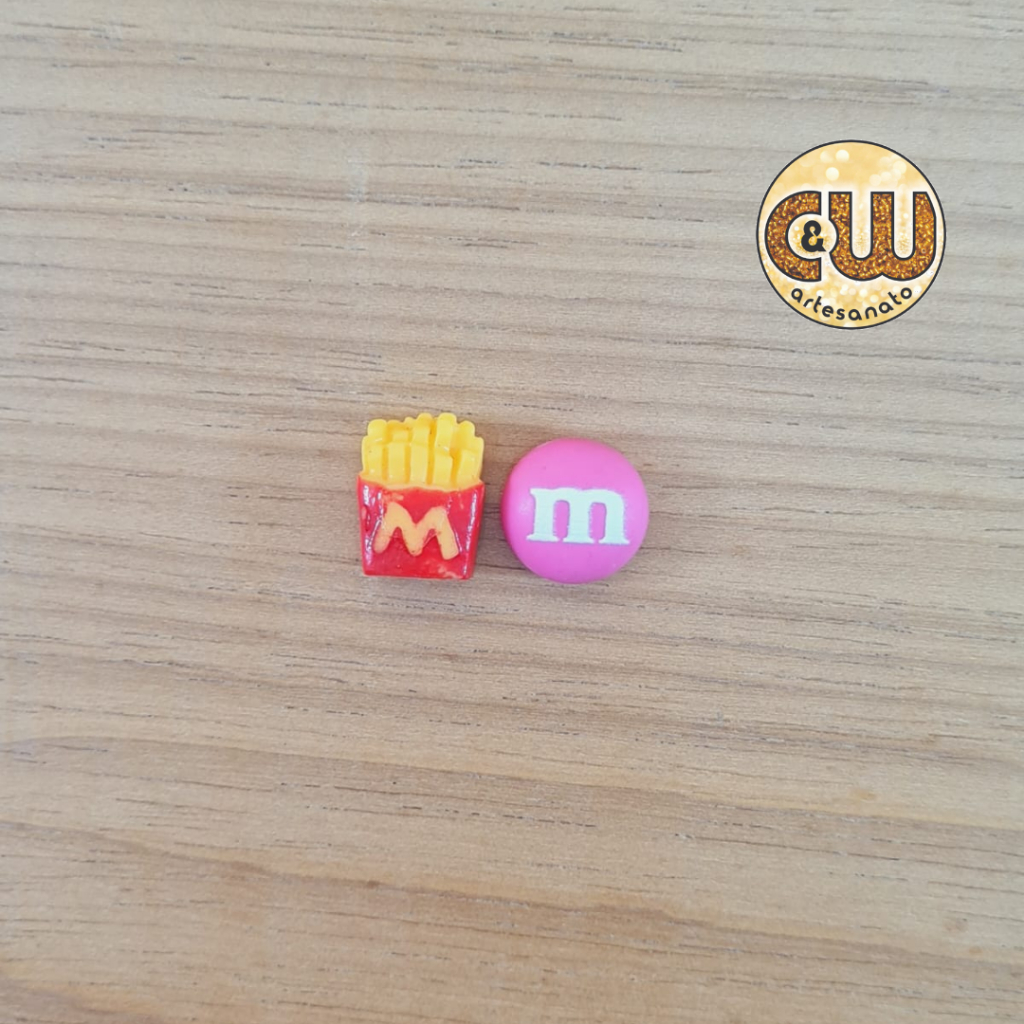 Molde Silicone MINI Batata Mac e Chocolate M & M  - Decoração, Confeitaria e Art