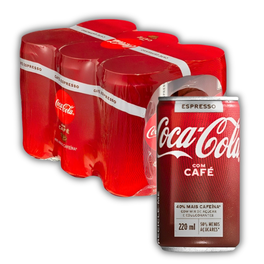 Refrigerante Lata Café Espresso 220ml C/6 Unidades Coca-Cola em Oferta na Shopee