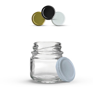 Kit Com 24 Potinhos De Vidro 40ml + Tampa Metálica E Lacres em Oferta na Shopee