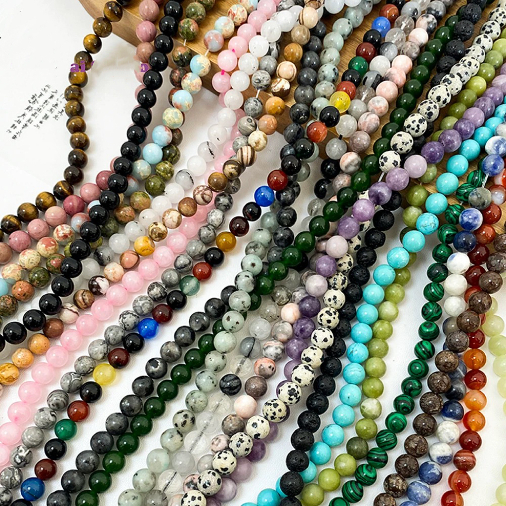 Fio de Pedras Naturais 4/6/8/10mm Aproxi em Oferta na Shopee