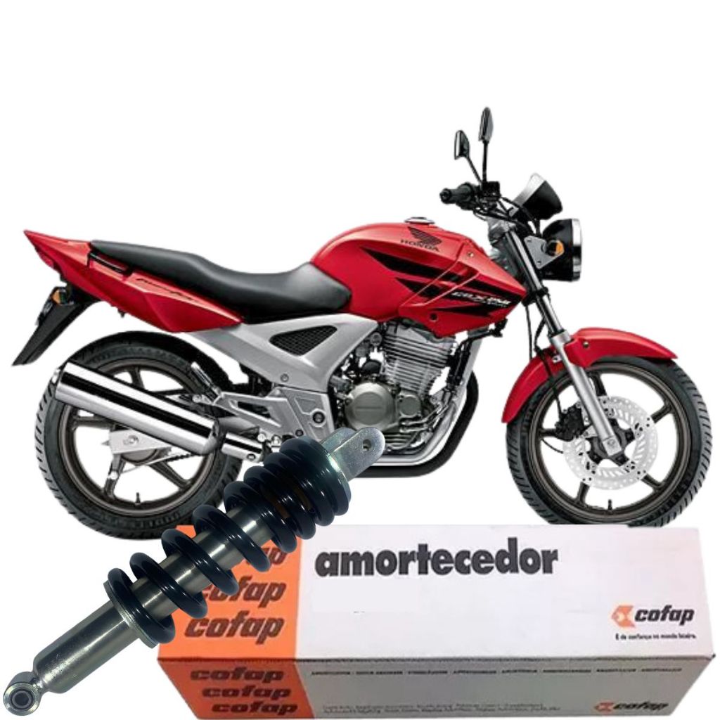 Amortecedor Suspensão Traseira Cbx 250 Twister 2001 A 2005 - Spare Parts and Accessories for Vehicles