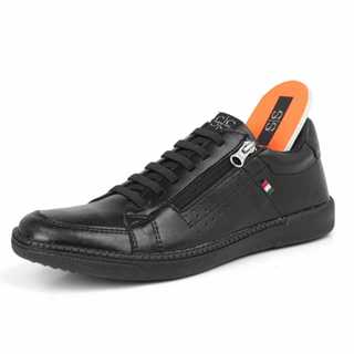 Sapatênis Confort Masculino Calce Facil Zipper Lateral