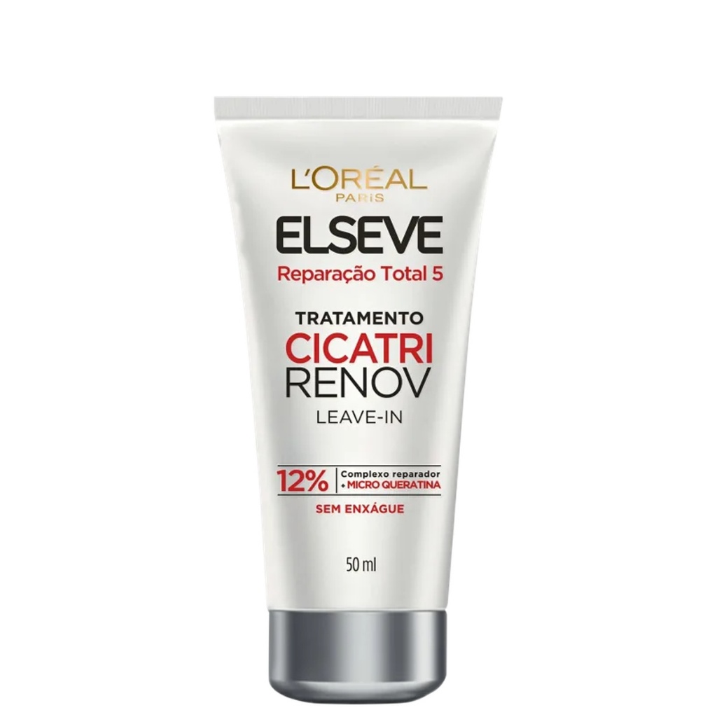 L'Oréal Paris Elseve Leave In Cicatri Renov 50ml em Oferta na Shopee