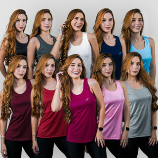 Regata Feminina tapa bumbum  Dry Fit  Academia Treino crossfit Fitness Parvori