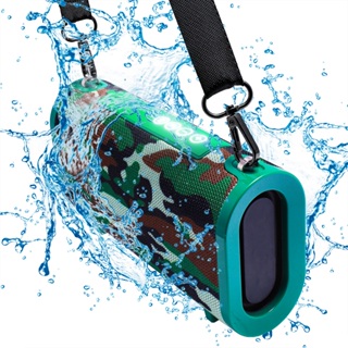 Caixa De Som Bluetooth TWS Resistente Água Portátil Com Alça Radio Fm P2 MP3 USB SD Pendrive em Oferta na Shopee