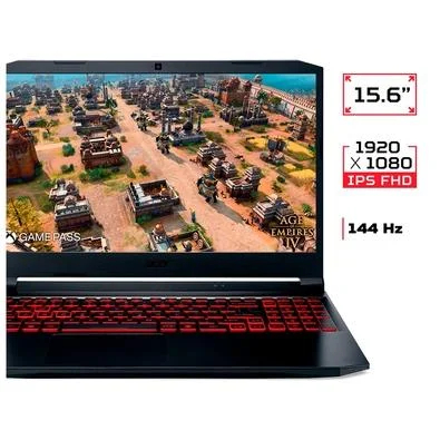 Notebook Gamer Acer Nitro 5 Intel Core I7-11800H, 32GB RAM, NVIDIA RTX3050, SSD 1,5 TB, 15.6" LED, WINDOWS ORIGINAL