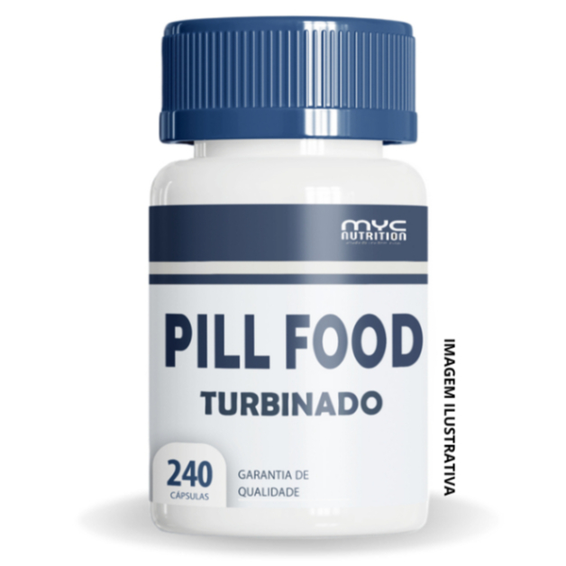 Pill Food Turbinado- Cabelos, Pele e Unhas  Cápsulas em Oferta na Shopee