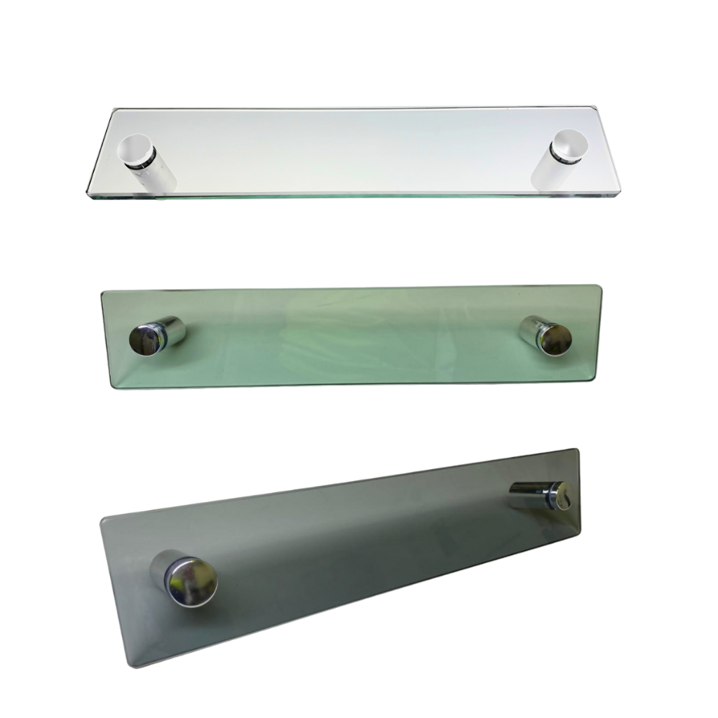 Porta Toalha De Rosto - Vidro -  6x40cm - 8mm em Oferta na Shopee