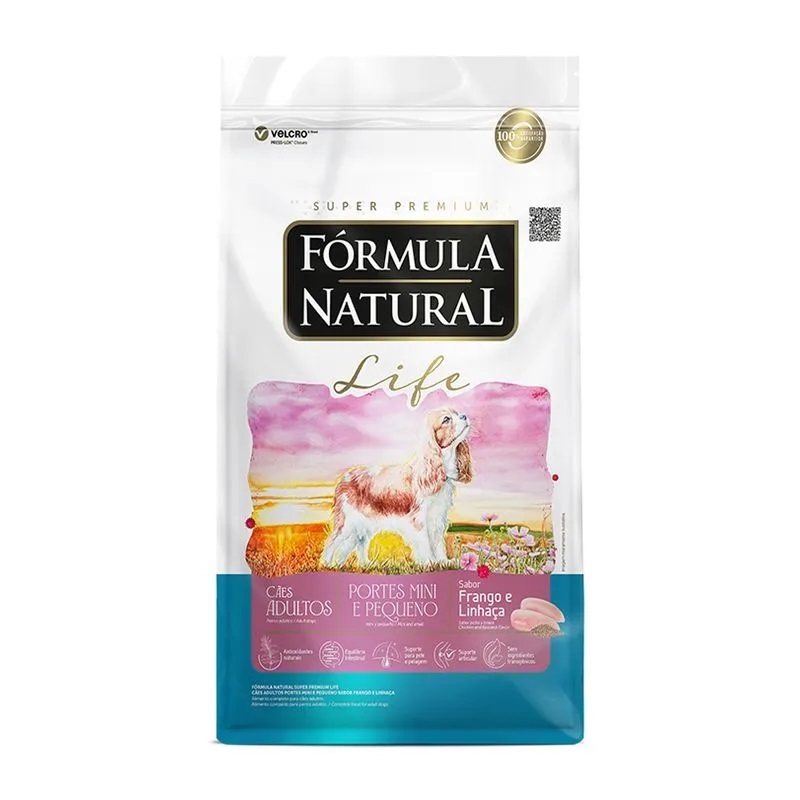 Ração Fórmula Natural Cães Adultos Raças Mini e Pequenas 7,5kg - Pets