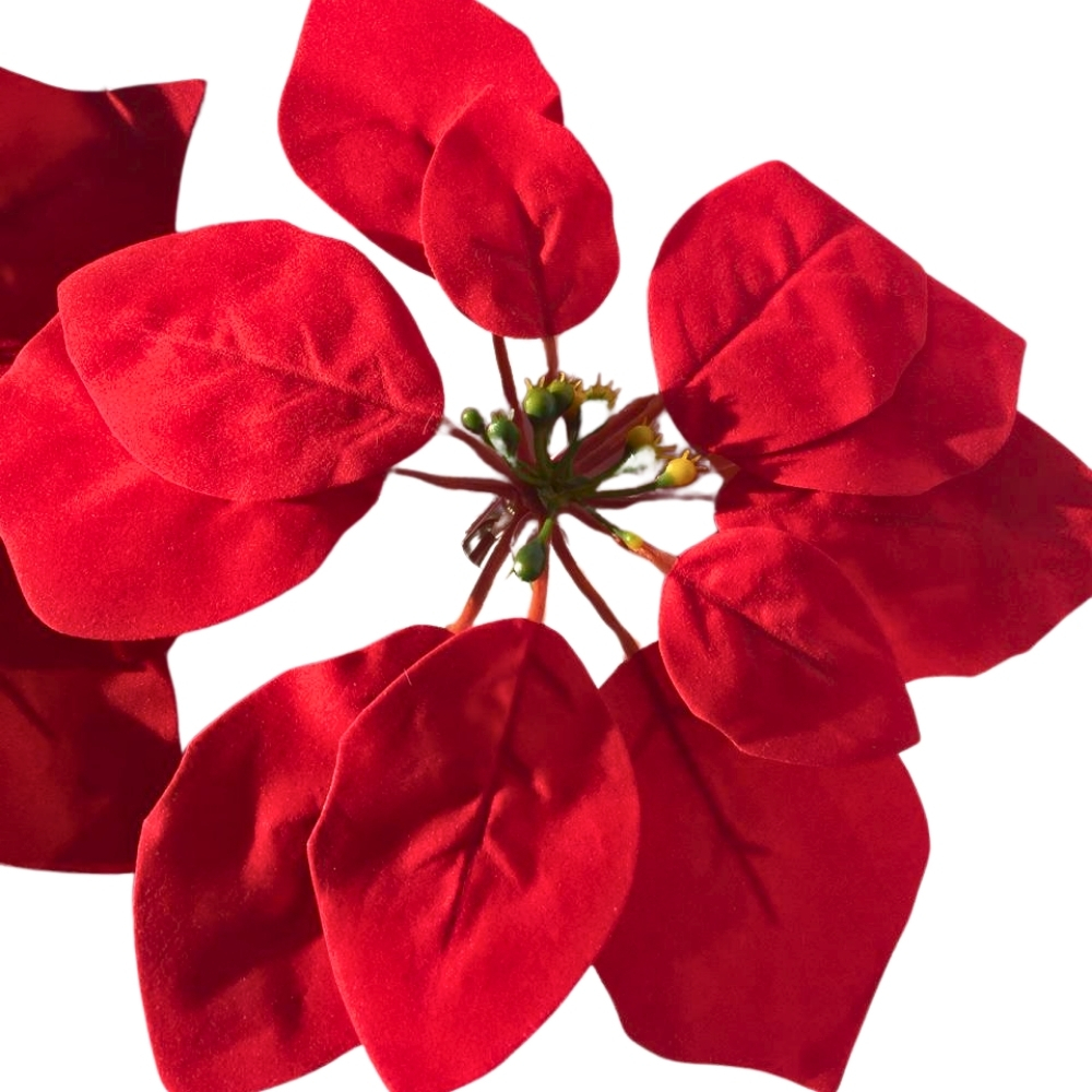 Flor Espirito Santo Natal Com Presilha BG220248 Enfeite Arvore De Natal Decoração Enfeite Natalino