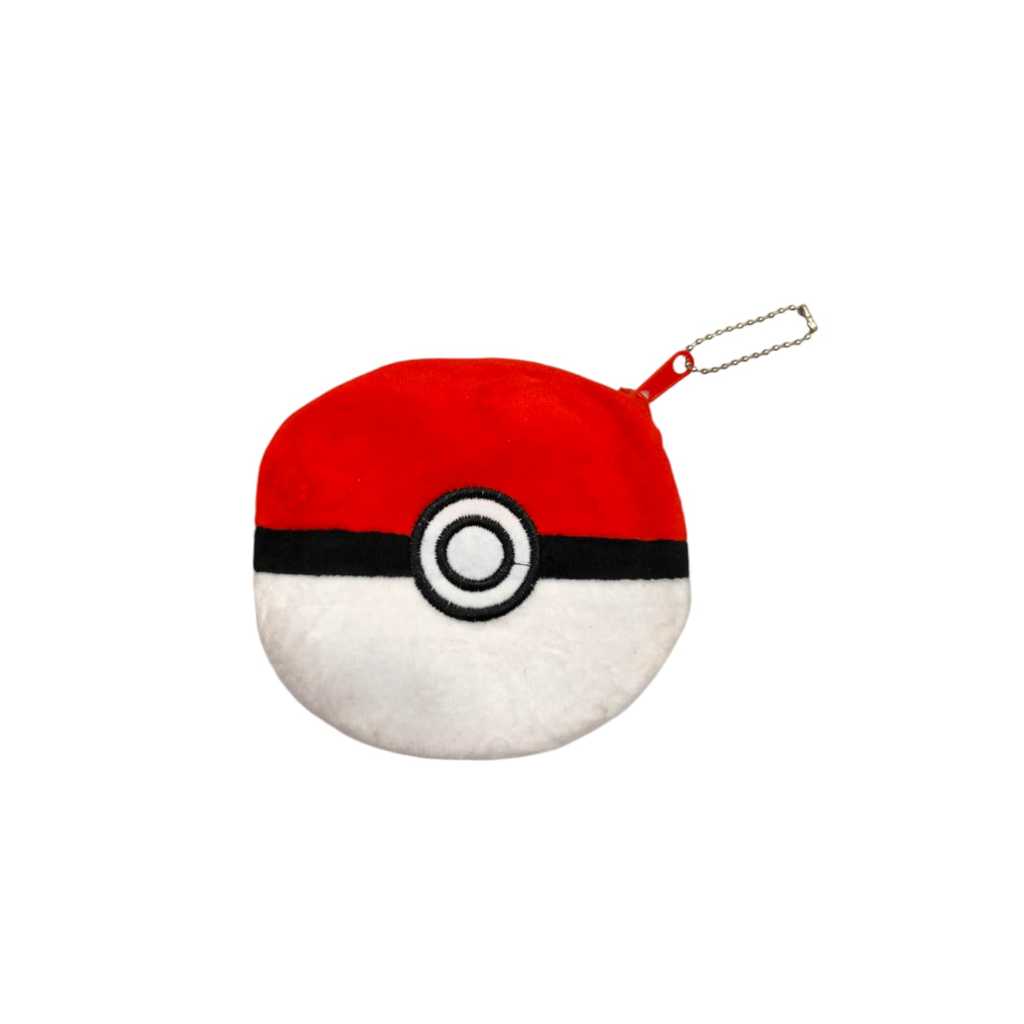 Porta Moeda Bolsinha De Pelúcia Pokebola Do Pokémon em Oferta na Shopee