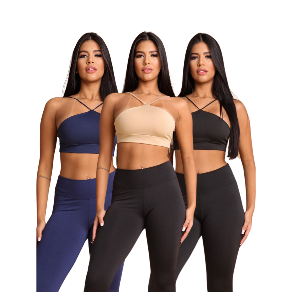 Top Alcinha em V Moda Fitness Academia em Oferta na Shopee