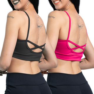 KIT 02 Top Academia Alcinha Fitness Com Cruzado nas Costas Suplex Power - Costas Xis Top Fitness Varias Cores em Oferta na Shopee