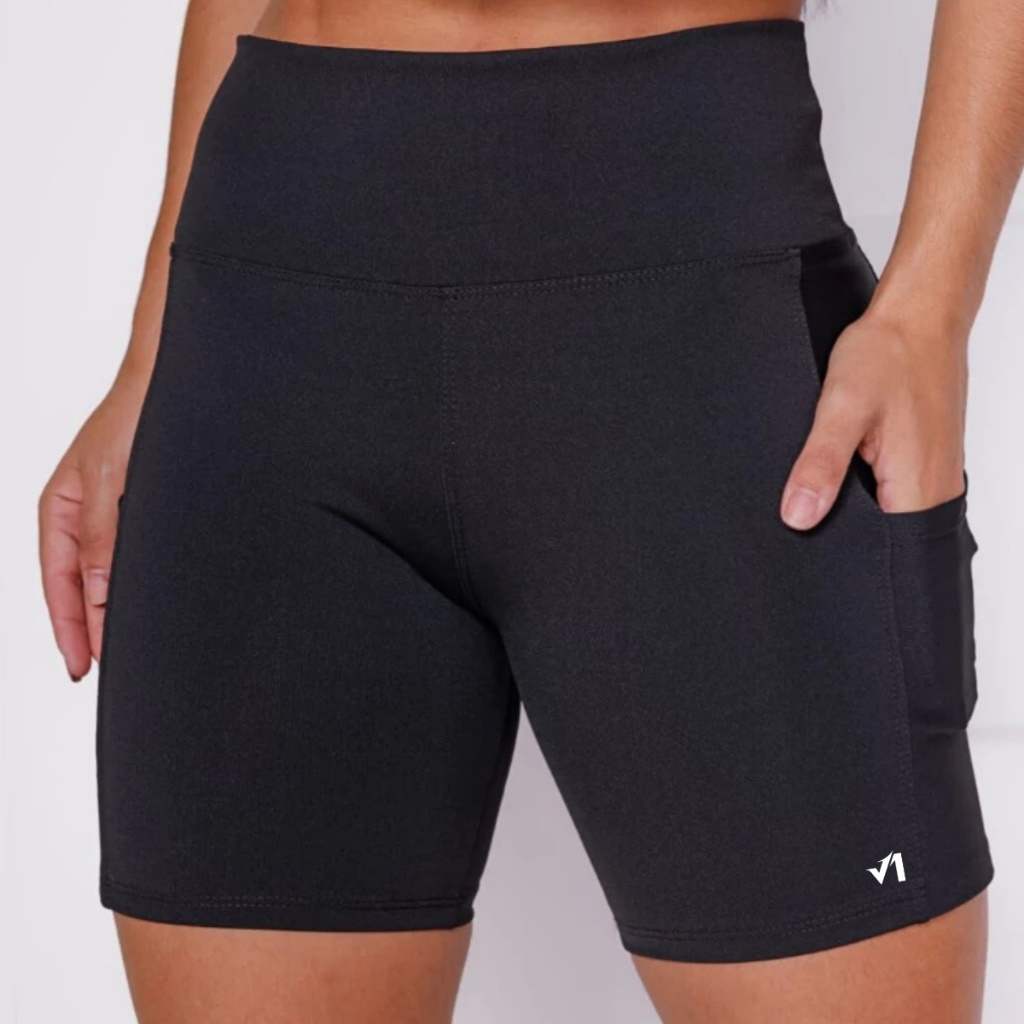 Short Academia Corrida V1TTA Pocket Fitness com Bolso