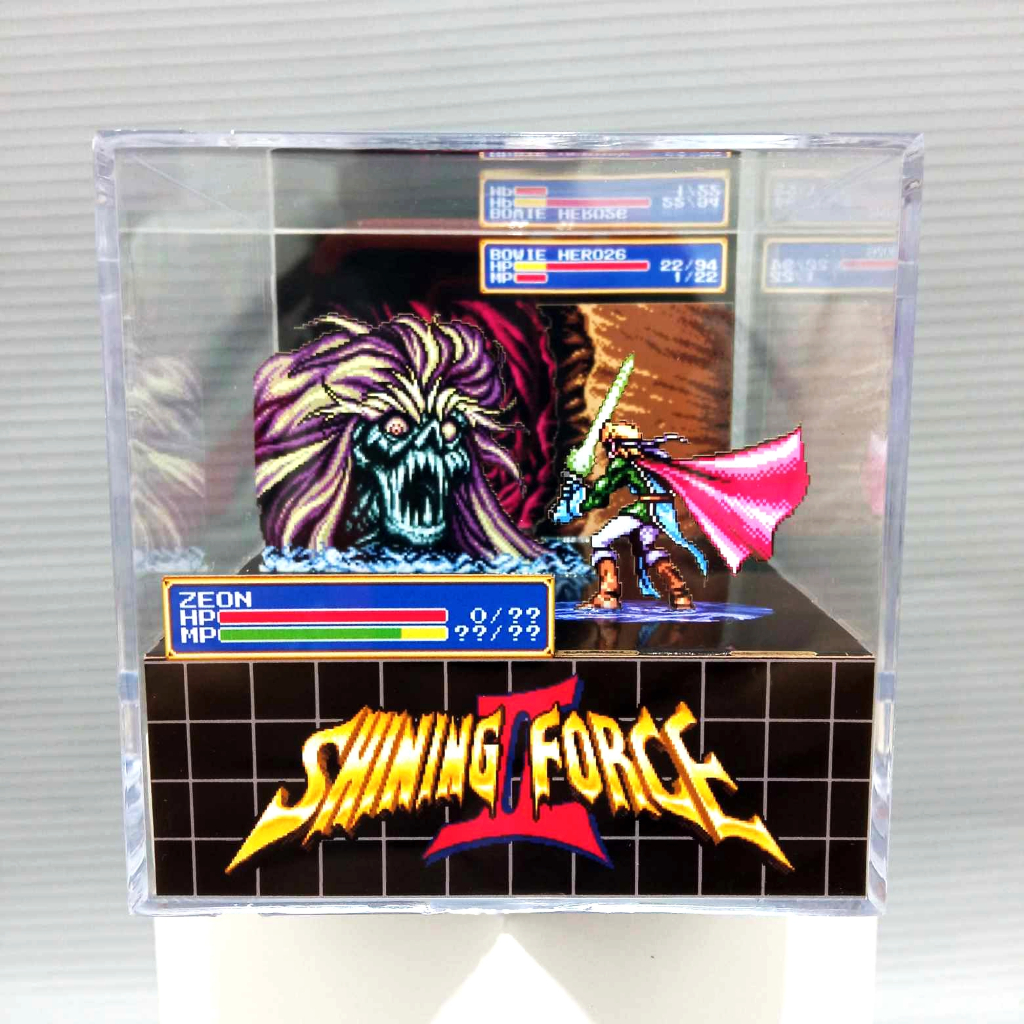 Cubo Diorama Shining Force 2 Bowie Vs Zeon
