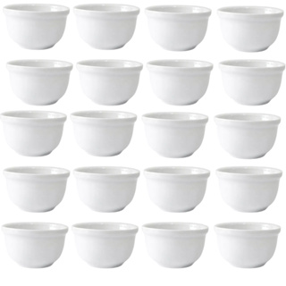 Conj 24 Cumbucas 300ml Tigela Off Branca Gelo P/ Sopa Caldo Porções Porcelana em Oferta na Shopee