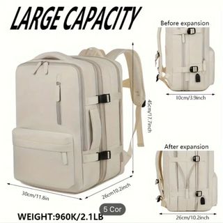 Mochila viral Laptop Viagem Escolar À Prova D'água Executiva Notebook Impermeável expansível 2304