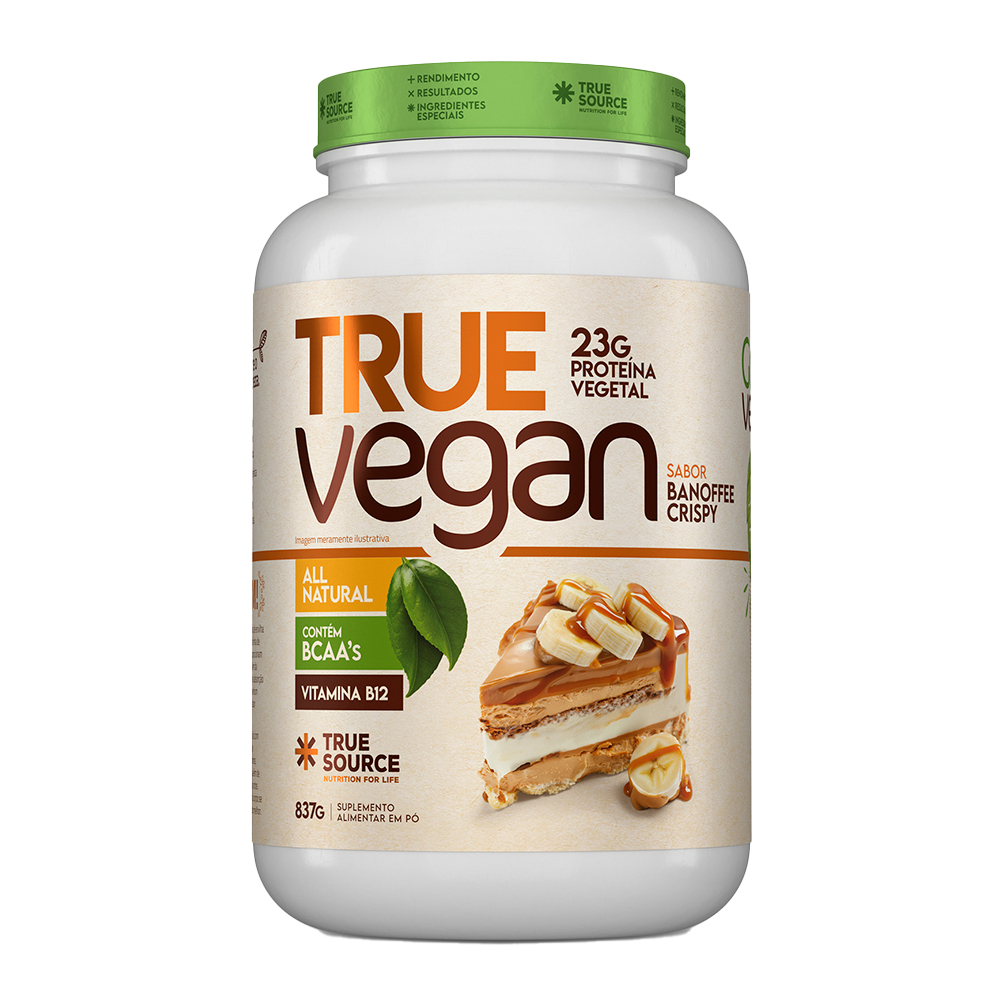 True Vegan 837g - True Source - Proteína Vegana (Whey Protein Vegano)